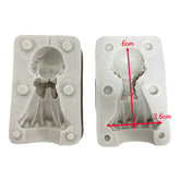 Molde Silicona Ángel Niña 3D Desmontable